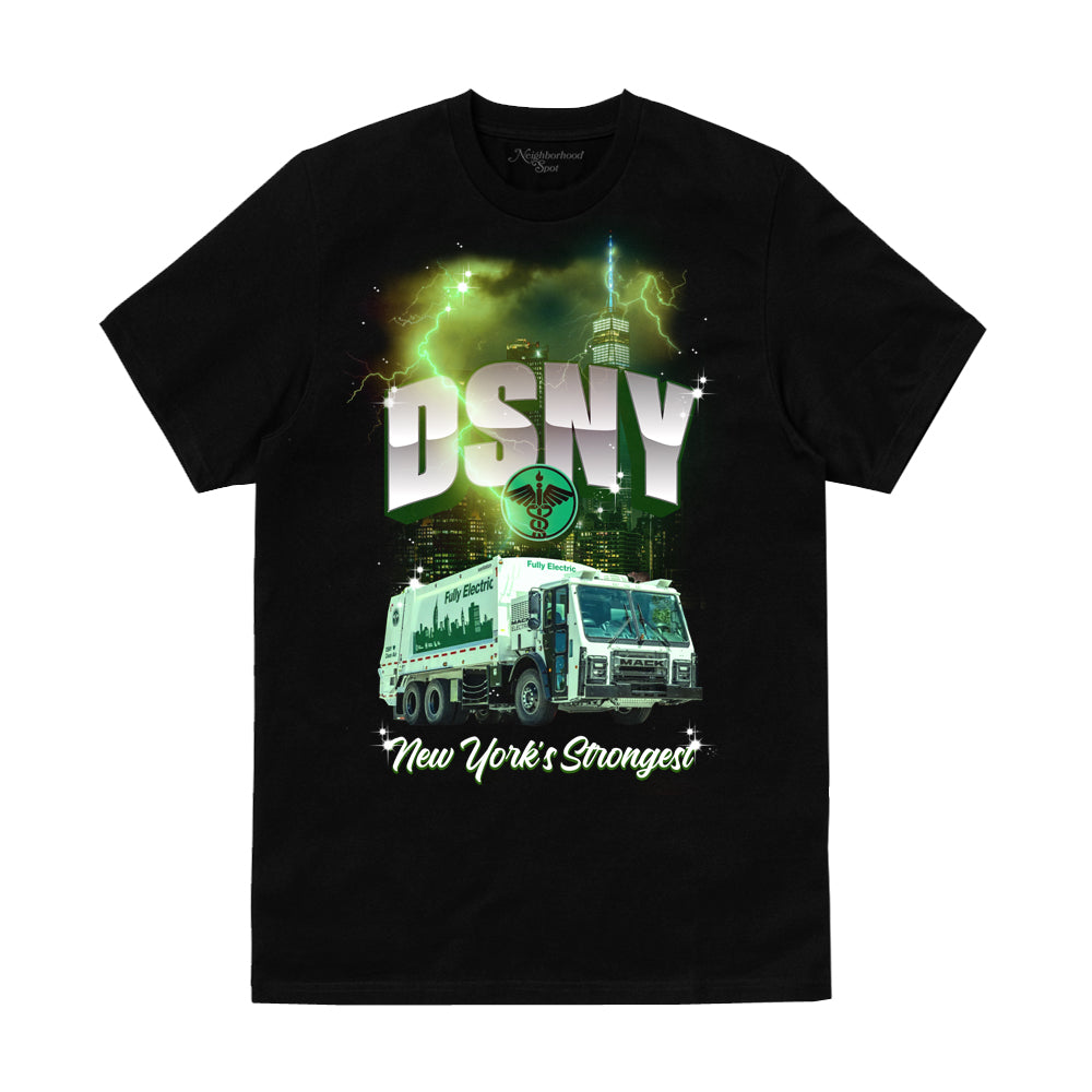 【SATIIIZ】Day New York Short Sleeve T-Shirt Day New York Short Sleeve T-Shirt - satiiiz